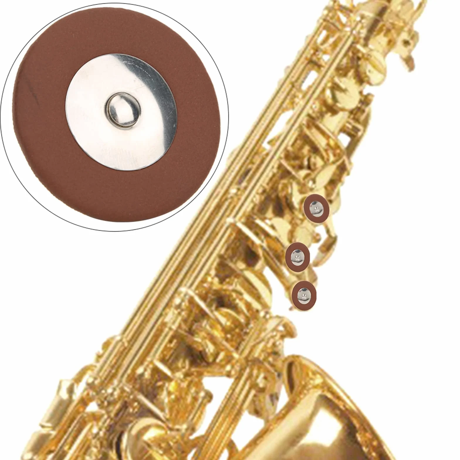 26PCS Saksofon Altowy, Saksoodprawie Wielkości Saksofonu, Zestaw Wymiany Podkładek Saksofonowych Alt |. Akcesorium Sax Alto |. Sax Wymiana dla Saksofonu Altowego
