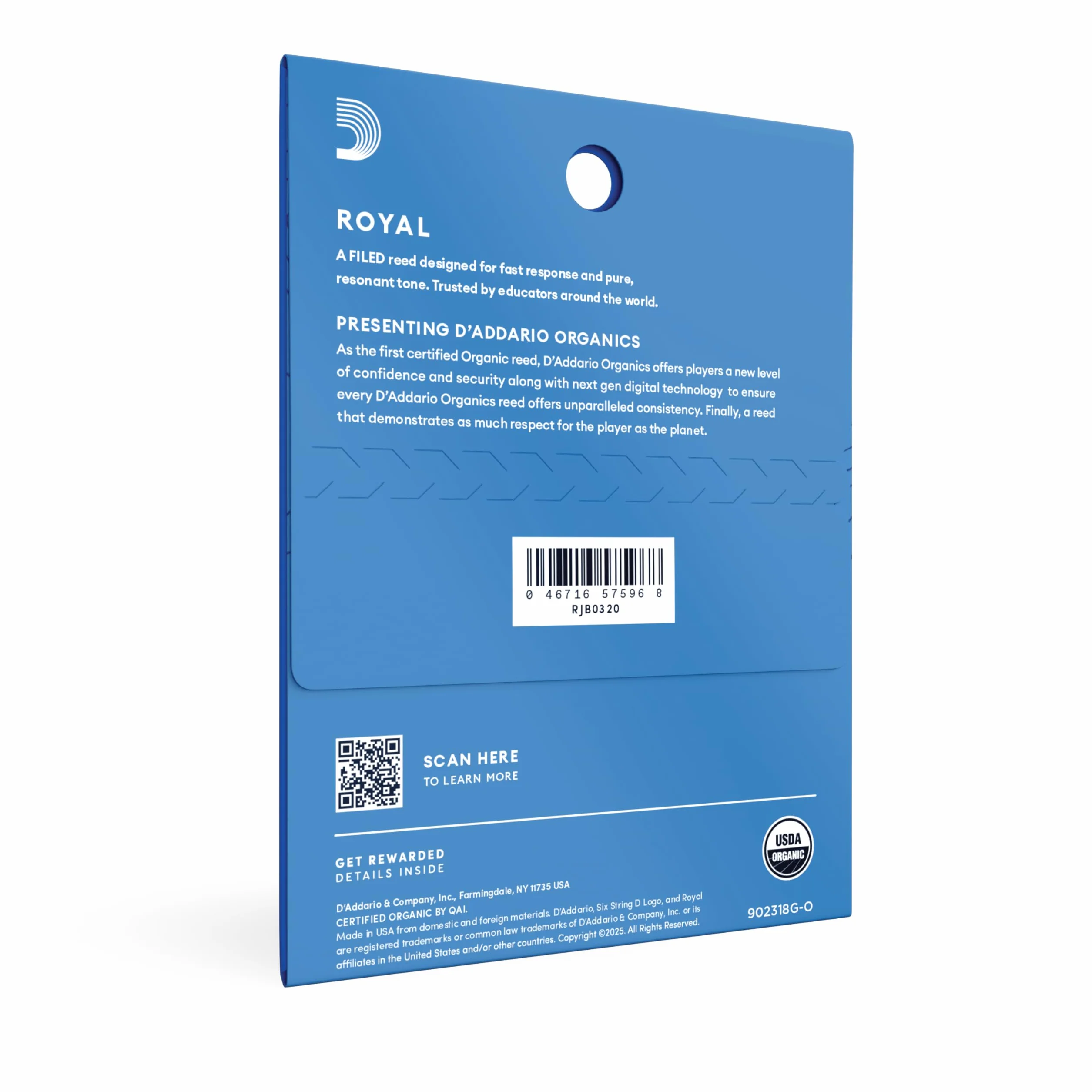 Rico RJB0320 Royal 2.0 Stroiki do saksofonu altowego (3 sztuki)