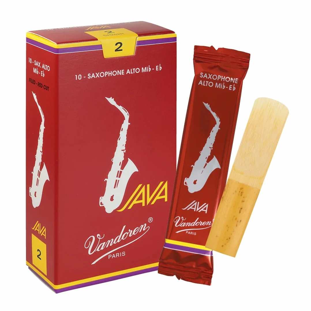 Vandoren stroik do saksofonu altowego Java Filed Red moc: 2