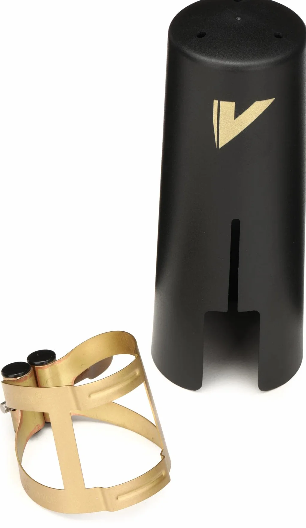 Vandoren LC59AP Masters M/O Ligatura do saksofonu Baryton V16 Vintage Gold Finish