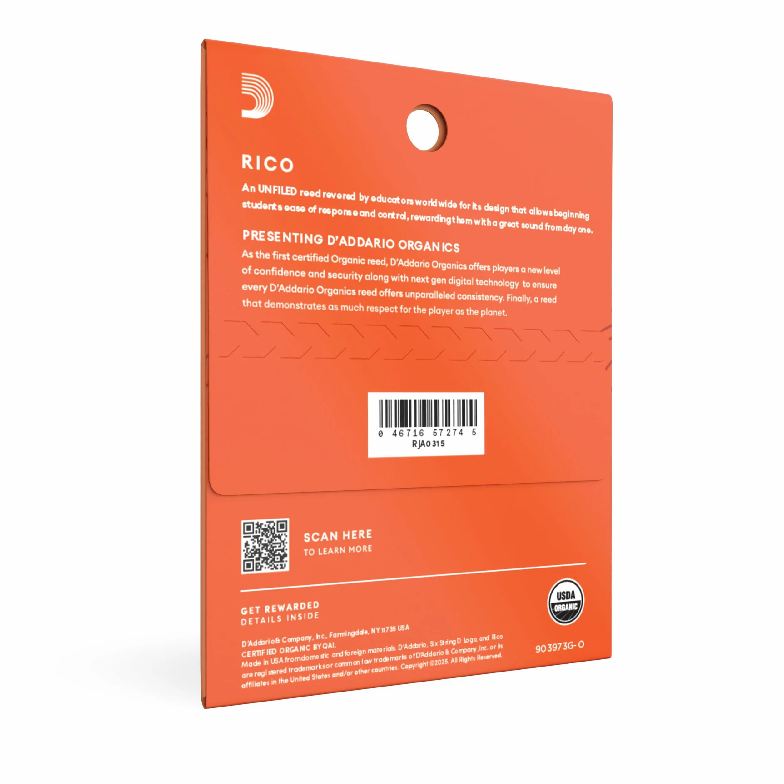 Rico by D'Addario Saxophon Blätter | Hochpräzise gefertigt | Alt Saxophon Blätter 1,5 Stärke | 3er-Packung | Warmer voller Ton | Angenehmes Spielgefühl