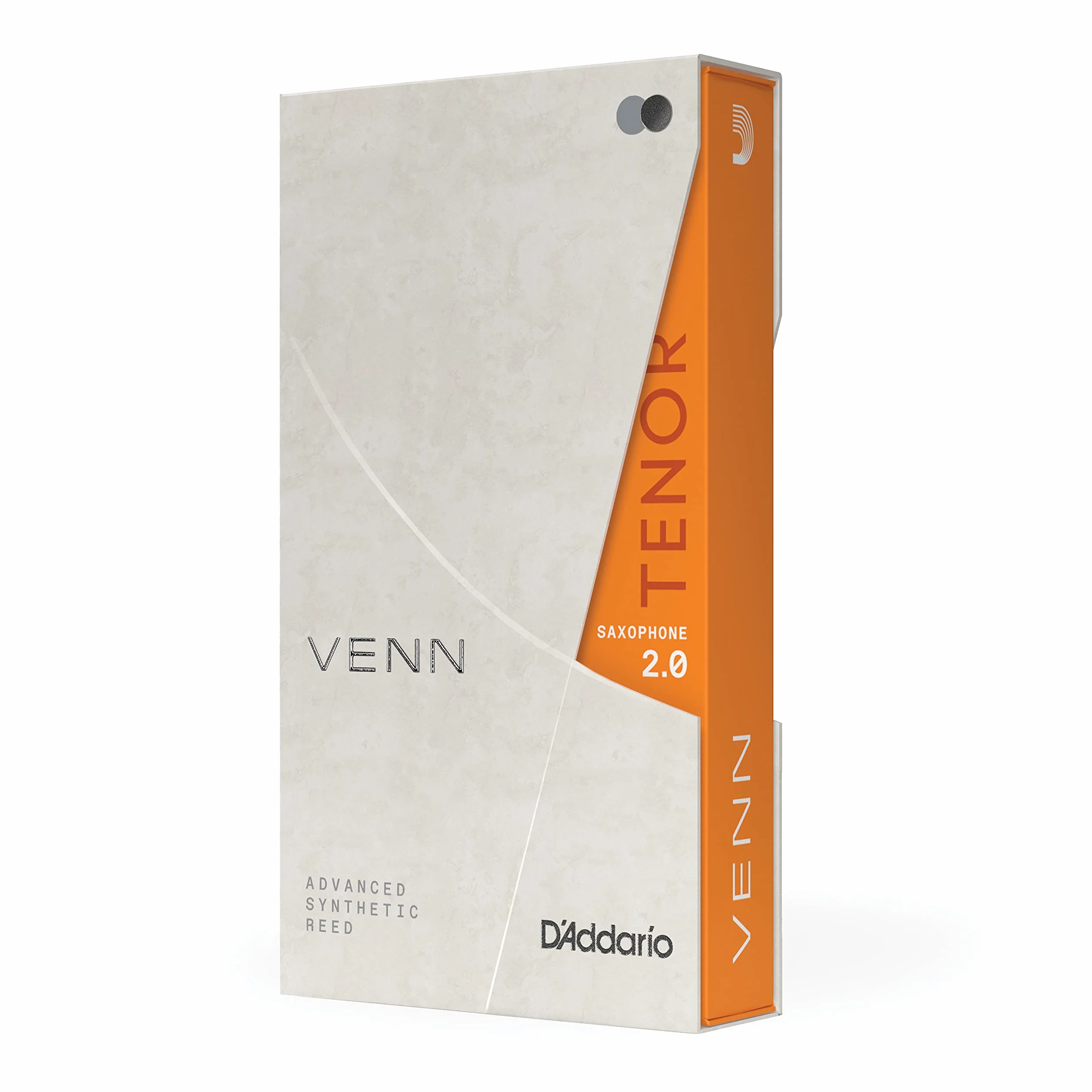D'Addario VENN G2 syntetyczne stroiki do saksofonu tenorowego - stroiki do saksofonu tenorowego z zaawansowaną syntetyczną konstrukcją trzciny z włókien polimerowych, żywicy, trzciny naturalnej - siła