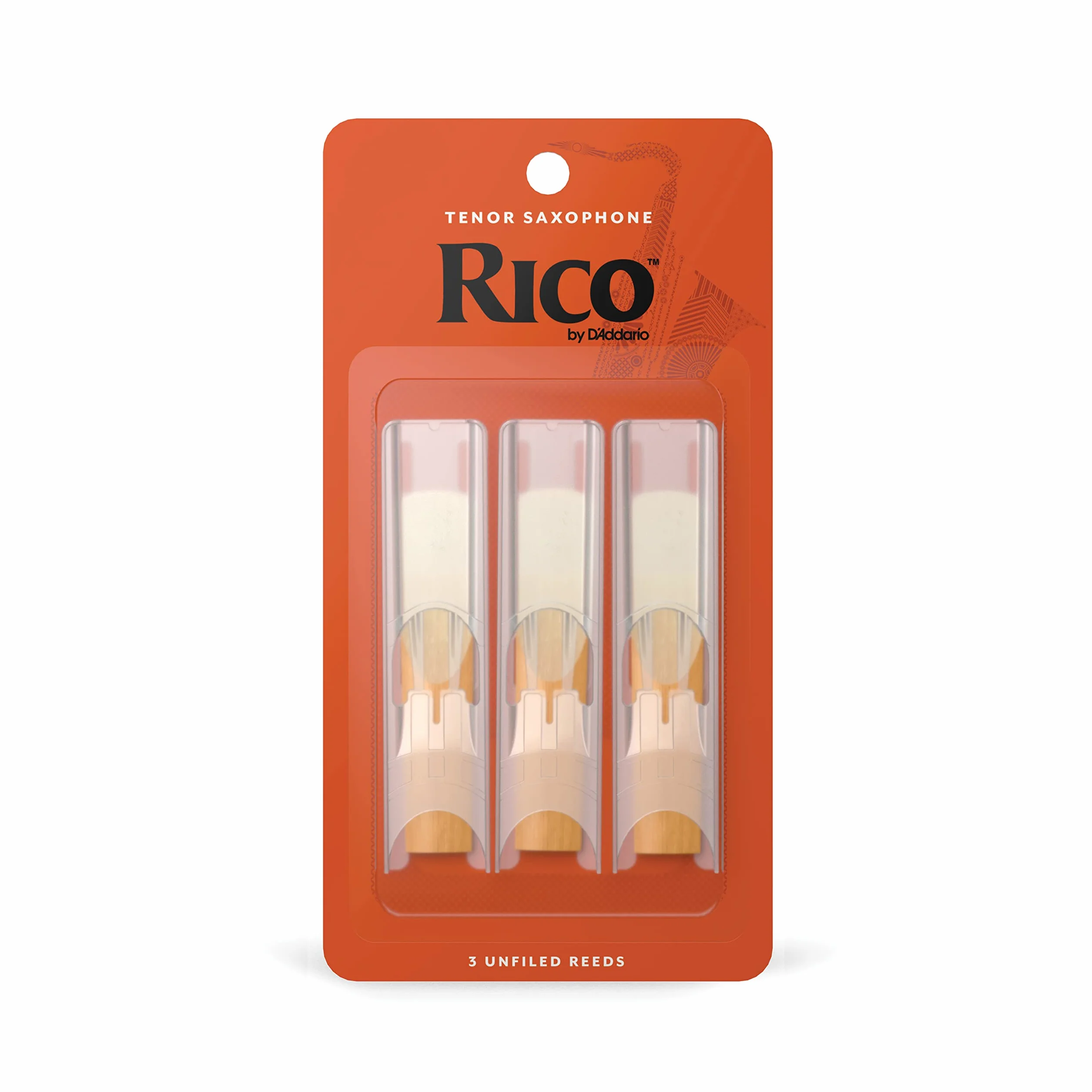 D'Addario Woodwinds 2.5 Tenor Sax Reeds 3 Pack - Stroik do saksofonów tenorowych